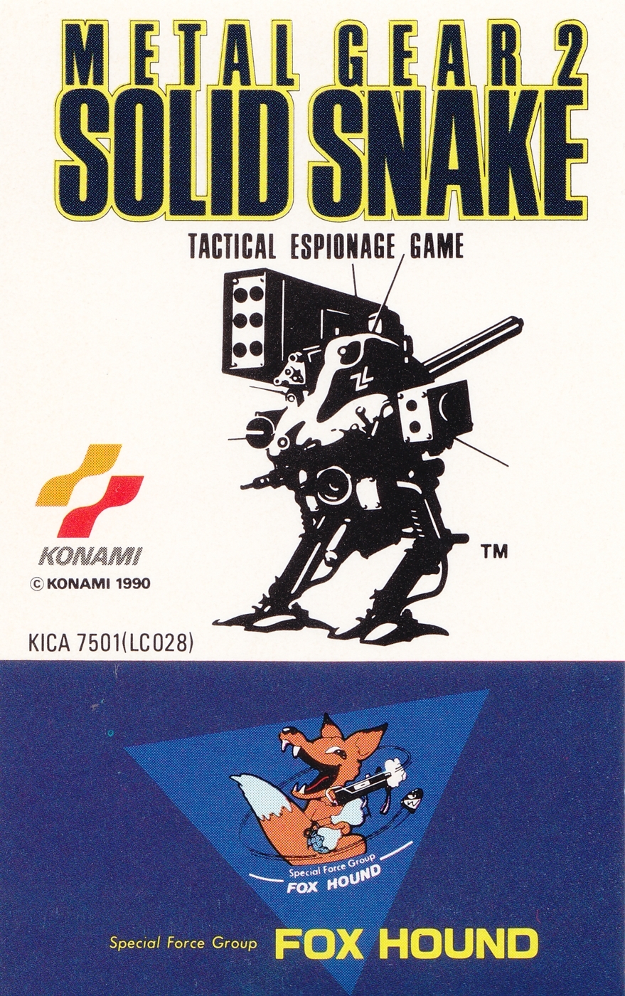 cd 当時品■メタルギア2 ソリッドスネーク　サウンドトラック　限定ステッカー付 cd 当時品□メタルギア2 ソリッドスネーク サウンドトラック